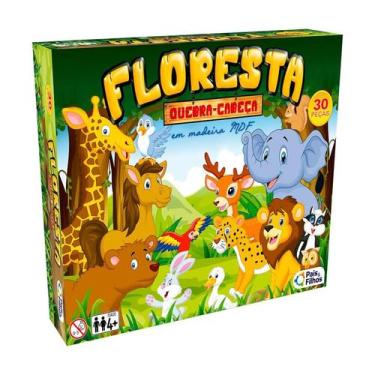 Imagem de Quebra cabeça 30 peças floresta - Pais & Filhos