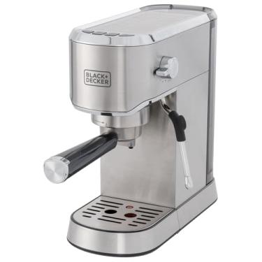 Imagem de BLACK+DECKER Cafeteira Expresso e Cápsulas, com Jarra Inox, 2 Cafés Simultâneos, CEA1200G, 220V
