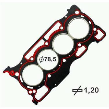 Imagem de Junta do cabeçote Renault Oroch 2017 a 2022 BASTOS