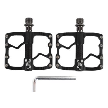 Imagem de ZAWELIYO Pedais de duplo lado de bicicleta de montanha, pedal de clipes de bicicleta, pedais de ciclismo elegantes e versáteis para condução confortável com aplicação universal