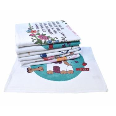 Imagem de Pano de Prato VIP c/ Estampa 40x66 - 60 unidades - Flabom Têxtil