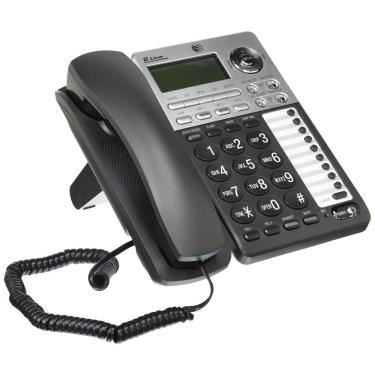 Imagem de Telefone com Fio de 2 Linhas, Atendimento Digital e Identificador, 1 Ap, ATT ML17939, Preto