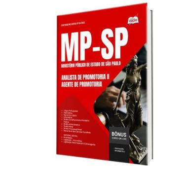 Imagem de Apostila MP-SP - Analista de Promotoria II - Agente de Promotoria - Ap