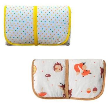 Imagem de Trocador Portátil Bebê 100 Algodão Bolsa de Viagem Comoda Impermeável 