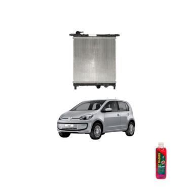 Imagem de Kit Radiador VW Up 17> + Aditivo Radiador Radiex R1952 Rosa
