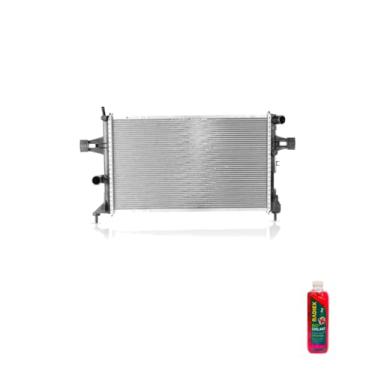 Imagem de Kit Radiador GM Vectra 2006 Brasado Com Ar Condicionado + Aditivo Radiador Radiex R1952 Rosa