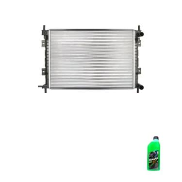 Imagem de Kit Radiador Ford Courier Fiesta 2000>2002 2009>2011 + Aditivo Radiador Paraflu Verde
