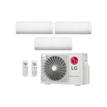 Imagem de Ar Condicionado Multi Split Inverter Hi Wall LG 21000 BTUs (2x9000+12000) Quente/Frio Z3UW21GFB1.AWGZBR1 - 220V