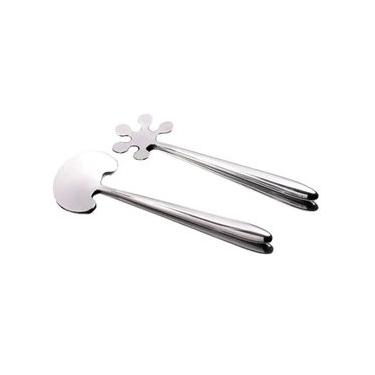 Imagem de CONJUNTO 2 COLHERES PARA SALADA BUGATTI FRESCO 31CM EM AÇO INOX POLIDO 2606670