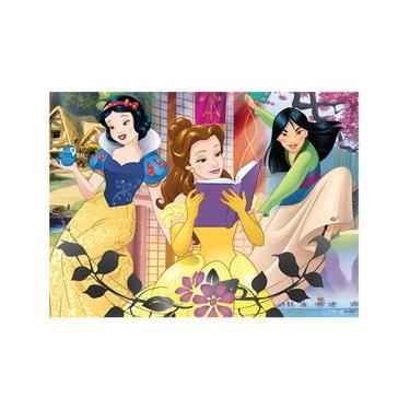 Imagem de Quebra-cabeça 60 peças Princesas