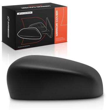 Imagem de A-Premium Tampa do espelho retrovisor do lado do motorista - compatível com Jeep KL Series Cherokee 2014-2021 - preto texturizado