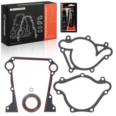 Imagem de A-Premium Conjunto de juntas de tampa de sincronização do motor compatível com Jeep Grand Cherokee 1997-1998 e Dodge Ram 1500/Dakota 1997-2003, Durango 1998-2003, B1500/B2500/B3500 1997-1998, Ram 1500