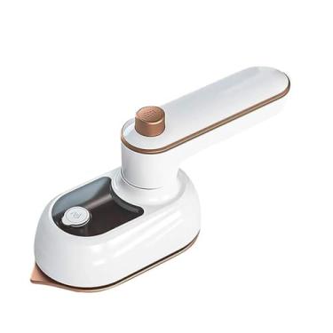 Imagem de Mini Ferro Portatil De Passar Roupa Para Viagem Economizar Espaço Bivolt 110v e 220v Alta Temperatura (Branco)