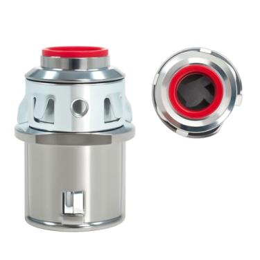 Imagem de 25 pacotes de conectores de cabo MC de 3/20.3 cm, conectores de conduíte elétrico de encaixe, encaixes de trava de encaixe de 1/5.1 cm para cabos blindados de aço e alumínio