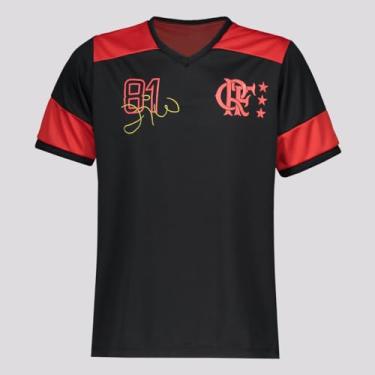 Imagem de Camisa Flamengo Zico Retrô nº10 Infantil, Tam 6
