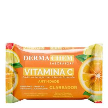Imagem de Lenço Demaquilante Vitamina C Anti Idade Clareador - DERMACHEM