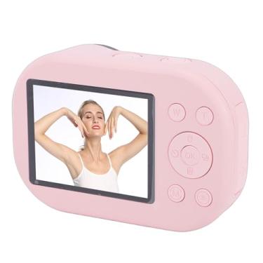 Imagem de Cryfokt Câmera Digital 1080P, 16x Câmeras Pequenas de Vlogging Portátil para Adolescentes, Adultos, Crianças Com 2,4 Polegadas, Suporte Multilíngue, USB de Alta Velocidade, Luz de (Rosa)