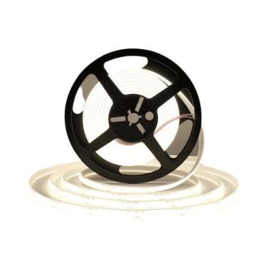 Imagem de Fita LED COB À Prova d'Água IP68 12V 24V Flexível 320 LEDs Alta Densid