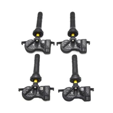 Imagem de OGGUYME 4 peças compatíveis com Jeep Grand Cherokee WK2 2016-2019 Jeep Renegade 2015-2018 Dodge Dart 433MHz Sensor de monitoramento de pressão de pneu 68193586AC