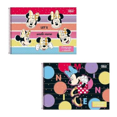 Imagem de Caderno Cartografia Cd 80 Folhas, Minnie, 21 mm, Tilibra - SORTIDO, Multicolor, 309206