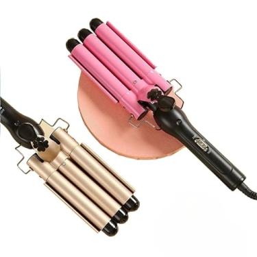 Imagem de Ferro De Ondular CerâMico 22 Mm - Modelador De Cachos, Adequado Para Cachos Apertados E Ondas MéDias(Aleatório)