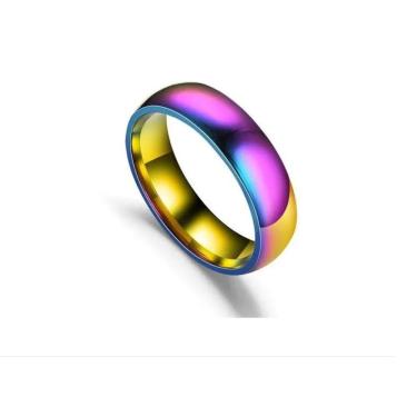 Imagem de Anel Furtacor Orgulho Gay E Lesbicas Lgbt Delicado