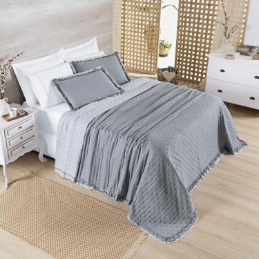 Imagem de Cobre Leito 3 peças QUEEN matelado micropercal 200 fios - - SAFIRA ENX