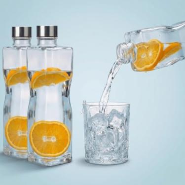 Imagem de Kit 2 Frascos Vidro Para Sabão Liquido Amaciante Lavanderia Organizada E Minimalista