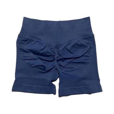 Imagem de Shorts De Yoga Femininos De Cintura Alta Para Fitness E Treino, Com Ef