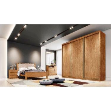 Imagem de Guarda Roupa 3 Portas de Correr 8 Gavetas Spazzio Novo Horizonte