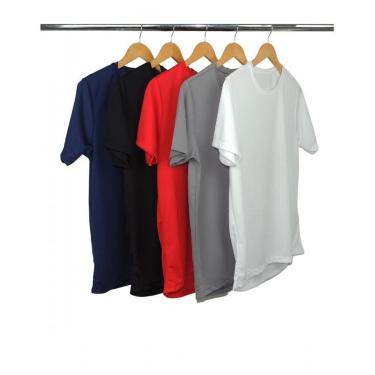 Imagem de Kit Sortido 5 Camisetas Masculinas Dry Academia Treino Proteção UV-Masculino
