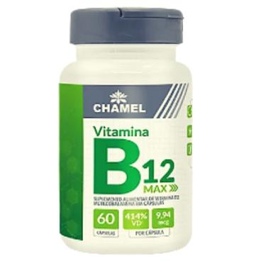 Imagem de Vitamina B12 Max - 60 cápsulas (Metilcobalamina) - Chamel