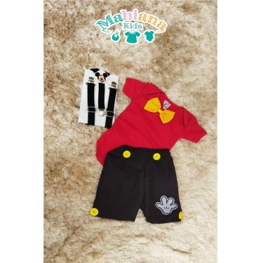 Imagem de Conjunto bebê tema Ratinho vermelho