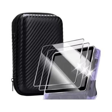 Imagem de Estojo De Transporte 3 Em 1 Para Console De Jogos R36S Com Protetores 