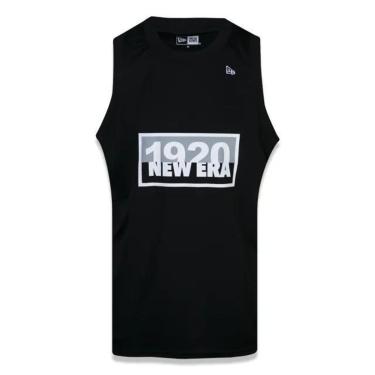Imagem de REGATA MASCULINA NEW ERA 19TWENTY NEV20REG012 PRETA-Masculino