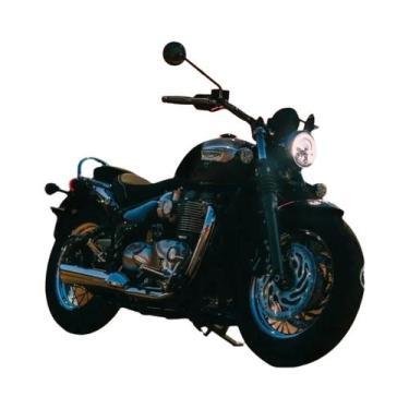 Imagem de Pôster De Corrida De Motocicleta Preto Pesado Em Tela Para Decoração D