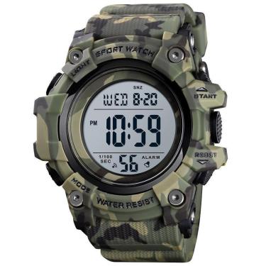 Imagem de Relógio Menino Relógio Skmei Digital 1552 Verde Camuflado-Masculino