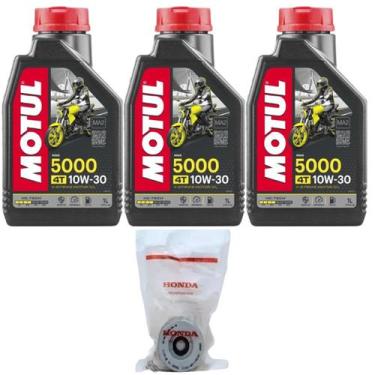 Imagem de Revisão Fourtrax 420 08 Á 20 Oleo 10w30 5000 + Filtro Oleo - HONDA/MOT