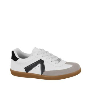 Imagem de Tênis Casual Feminino Estilo Conforto Vizzano 1430.102 - Branco/ Cinza