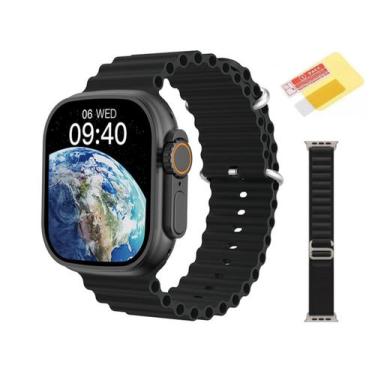 Imagem de Relógio Inteligente T800 Ultra Série 8 Gps Bluetooth Faz Recebe Chamad