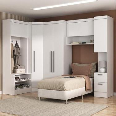 Imagem de Quarto Completo Viena 7 Portas 2 Gavetas5 Peças Espresso Móveis