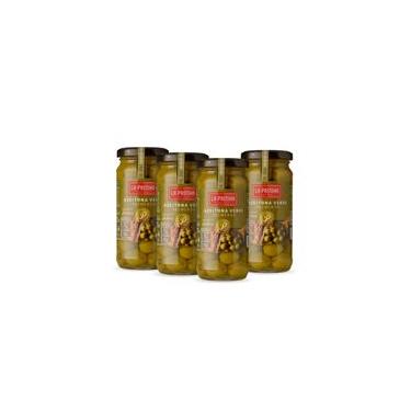 Imagem de Kit 4 de Azeitona Verde Recheada Com Anchova 235G La Pastina