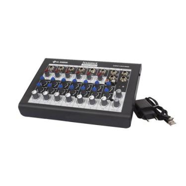 Imagem de Mesa de Som Analógica 8 Canais NA 802 - LL Audio - Ll Áudio