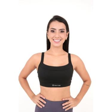 Imagem de Top Feminino Free Monttês Poliamida, Preto, GG