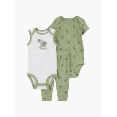 Imagem de Conjunto 3 Peças Carter's - Coqueiro - Menino - Roupas de Bebê, 3-6 M
