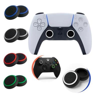 Imagem de Kit 10 Grips Protetores de Analógico Borracha Silicone