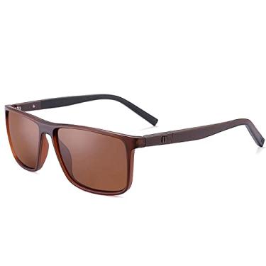 Imagem de Óculos de Sol com Lente Polarizada Masculino 20/20 Óculos Retangular ao Ar livre com proteção Uv400 (C3)