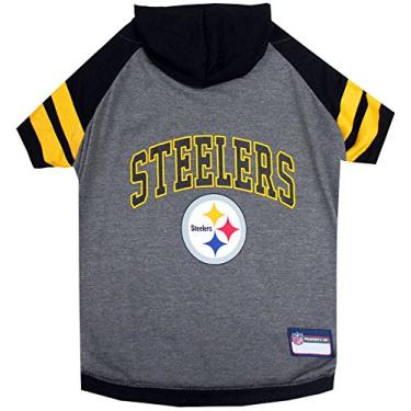 Imagem de Pets First Camiseta com capuz Pittsburgh Steelers, PP