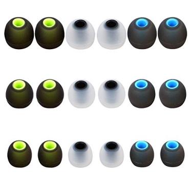 Imagem de Pontas auriculares de substituição para fones de ouvido, 9 pares SML