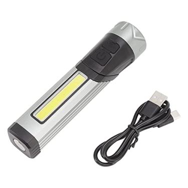 Imagem de Lanterna magnética 7 engrenagens Rotativa Dobrável LED COB Trabalho Luz 500 m/546,8yd Faixa Alto Brilho para Reparo de Camping